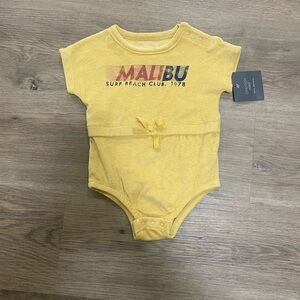 Grayson Threads Yellow Malibu Bodysuit